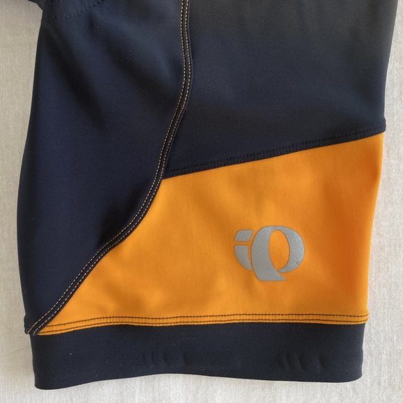 Pearl Izumi Women's Padded Elite Series Black and Orange Bike Shorts Size M - Picture 8 of 12